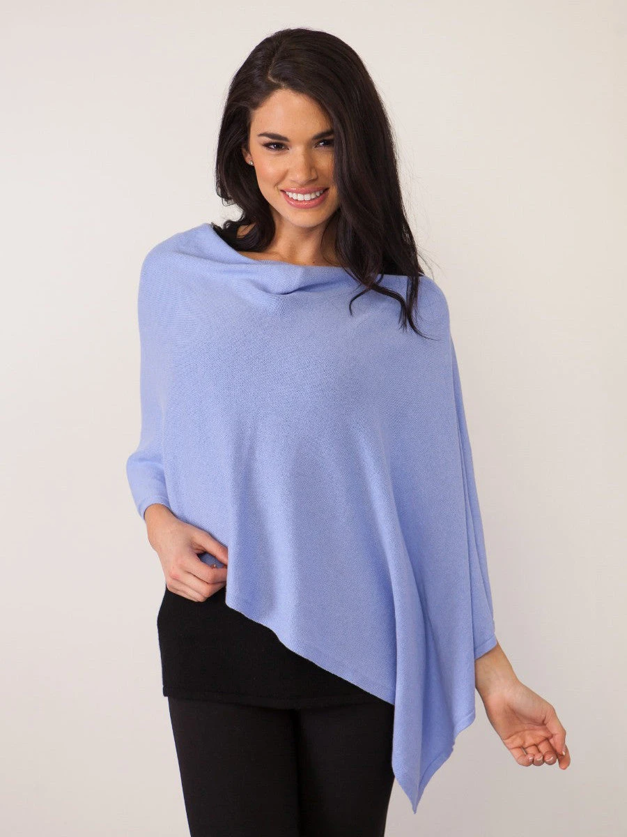 Alashan Cashmere Alashan Cashmere Cotton Cashmere Trade Wind Topper - Ebony