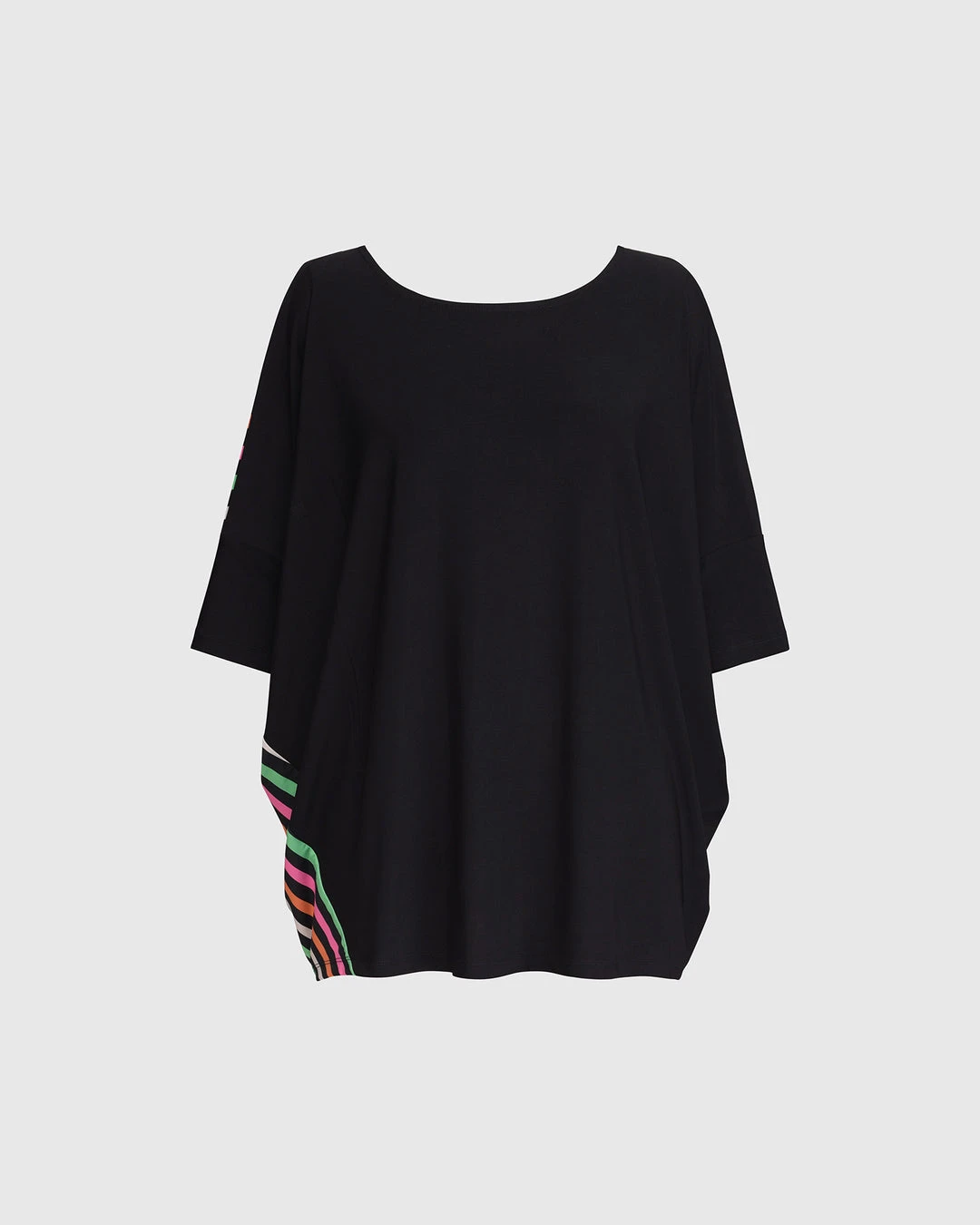 Alembika Bold Stripe Back Relaxed Top, Rainbow 7 Alembika Bold Stripe Back Relaxed Top, Rainbow