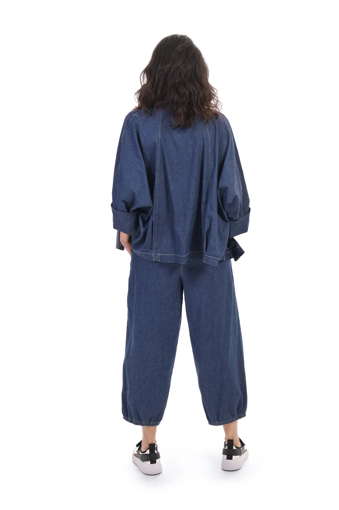 Alembika Alembika Jeans Mix Crop Pant, Denim