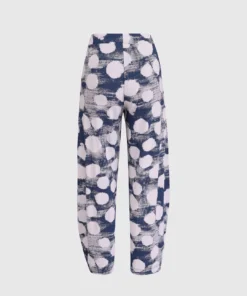 Alembika Alembika Distressed Dot Lantern Pant, Navy 15 Alembika Alembika Distressed Dot Lantern Pant, Navy