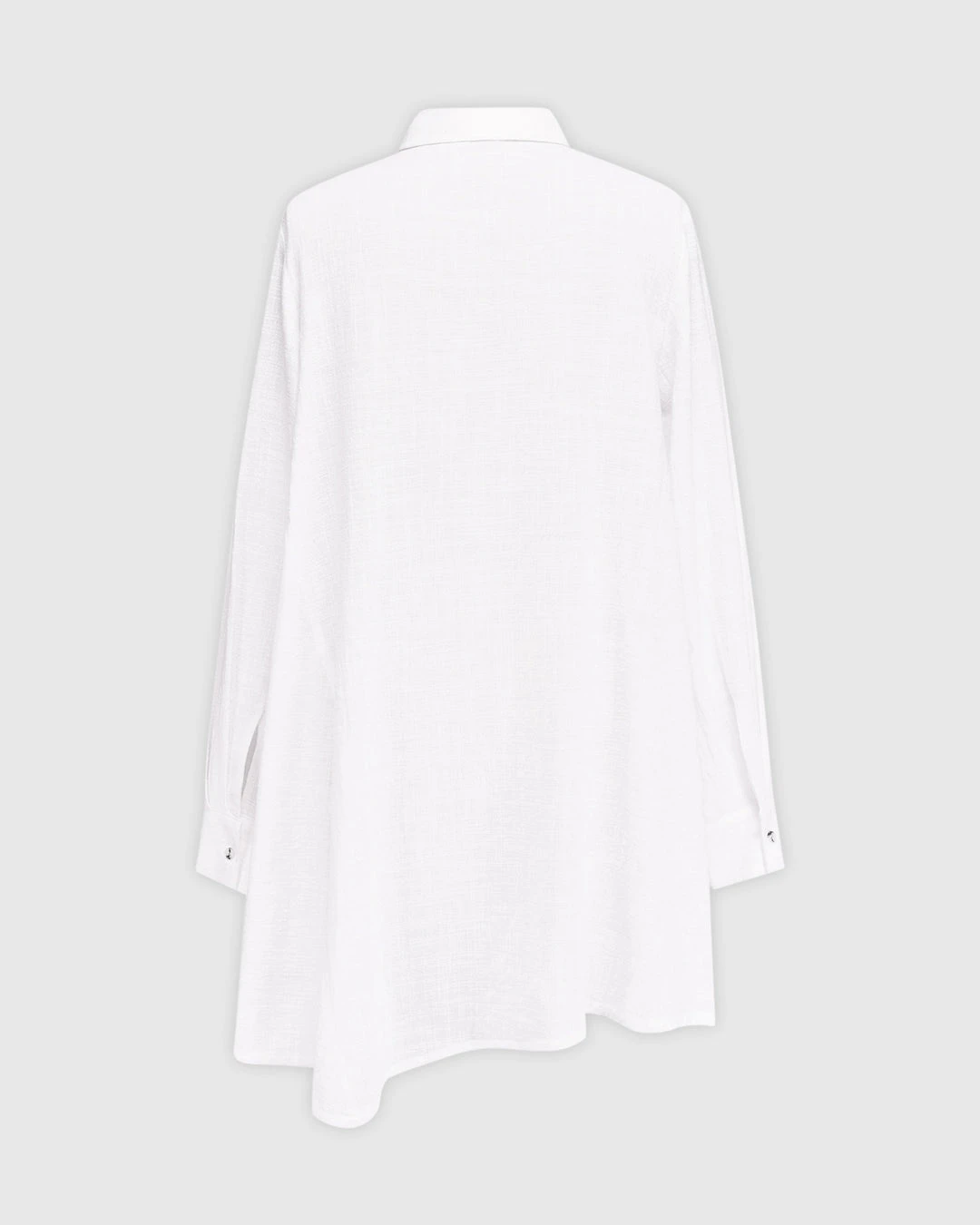 Alembika Alembika Gauze Asymmetric Shirt Tunic, White 11 Alembika Alembika Gauze Asymmetric Shirt Tunic, White