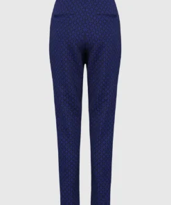 Alembika Jacquard Slim Pant, Sapphire