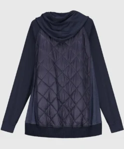 Alembika Quilted Jean Mix Pocket Top, Denim Alembika