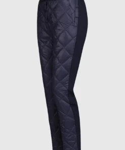Alembika Quilted Slim Pant, Royal