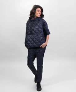 Alembika Quilted Slim Pant, Royal