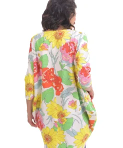 Alembika Garden Print Cocoon Tunic, Bloom Alembika 32 Alembika Garden Print Cocoon Tunic, Bloom Alembika
