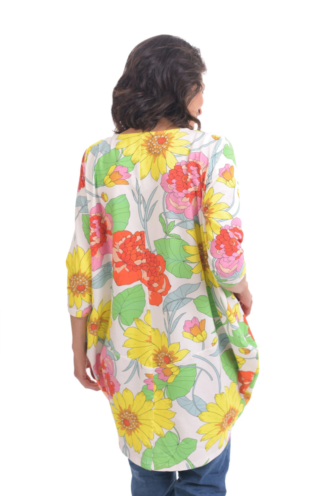 Alembika Garden Print Cocoon Tunic, Bloom Alembika 17 Alembika Garden Print Cocoon Tunic, Bloom Alembika