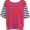 Alembika Mixed Stripe Boxy Tee, Multi