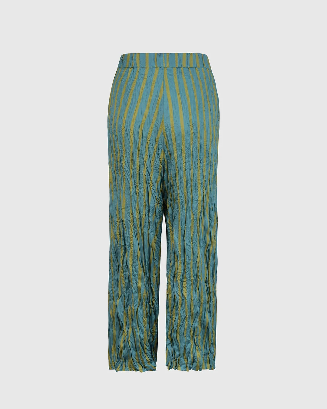 Alembika Satin Crush Striped Pant, Turquoise 10 Alembika Satin Crush Striped Pant, Turquoise