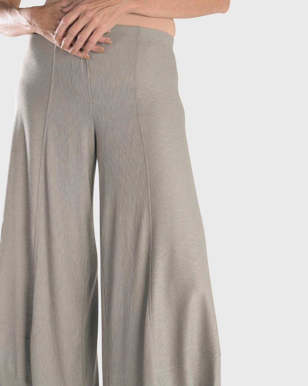 Alembika Stripe Knit Punto Pant, Grey 7 Alembika Stripe Knit Punto Pant, Grey