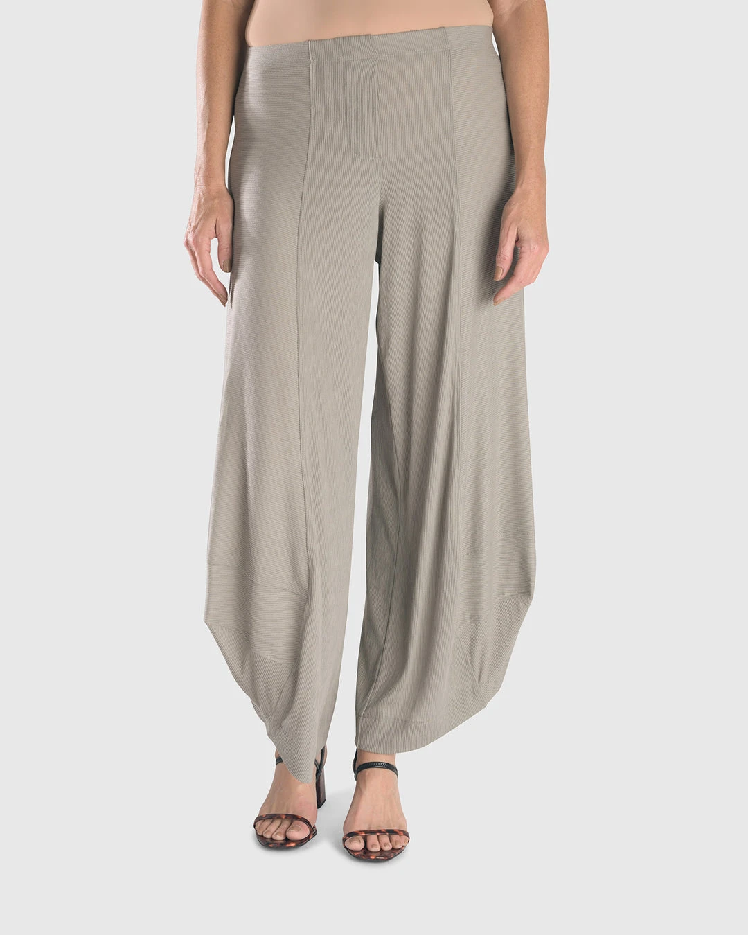 Alembika Stripe Knit Punto Pant, Grey 3 Alembika Stripe Knit Punto Pant, Grey