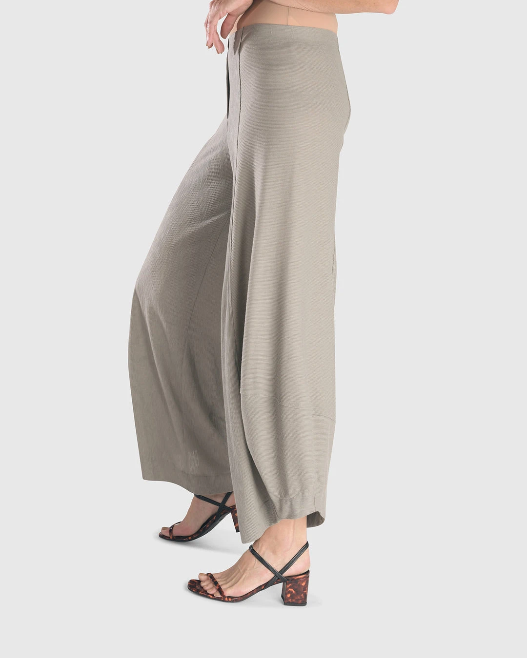 Alembika Stripe Knit Punto Pant, Grey 5 Alembika Stripe Knit Punto Pant, Grey