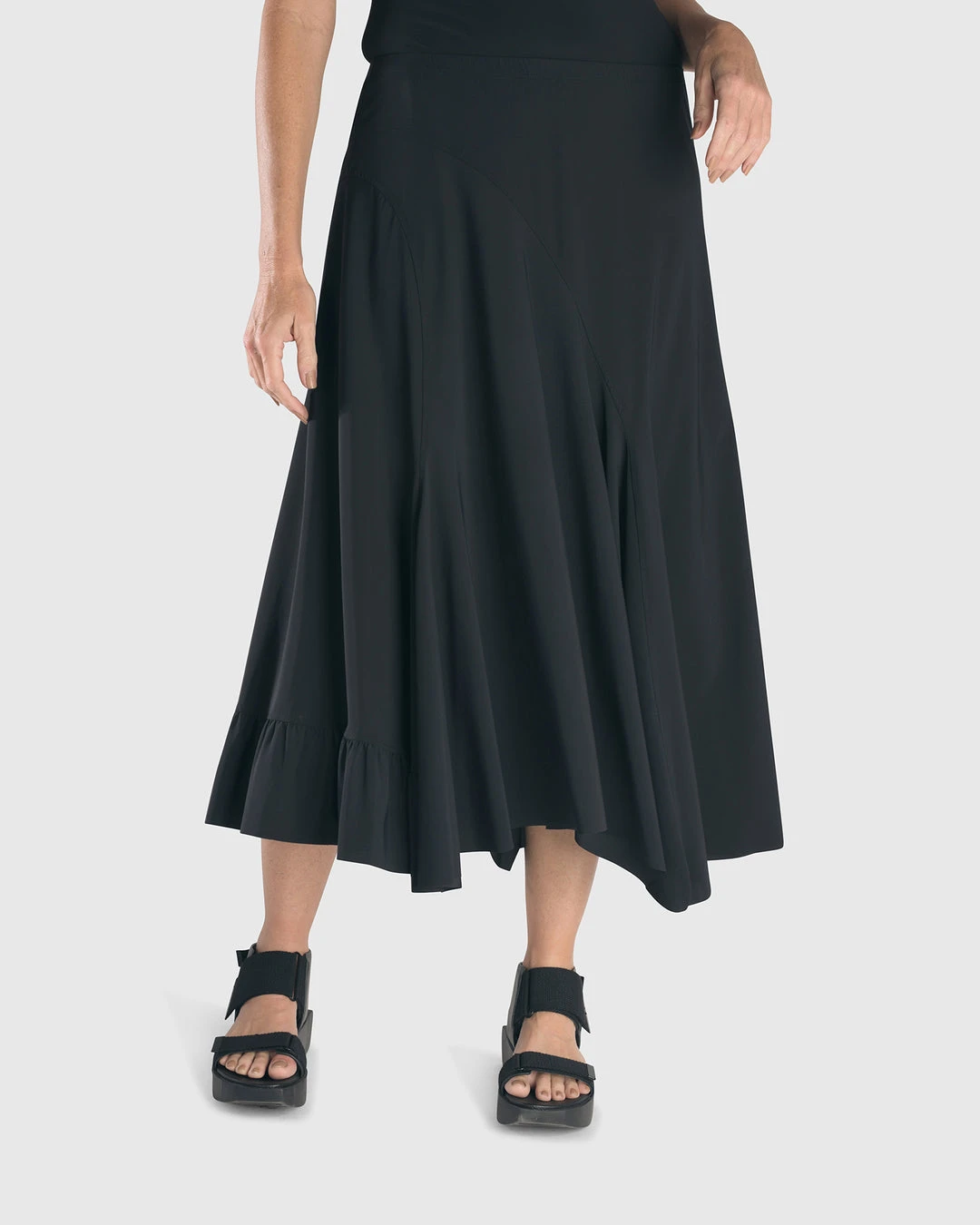 Alembika Alembika Tekbika Asymmetric Skirt, Black 3 Alembika Alembika Tekbika Asymmetric Skirt, Black