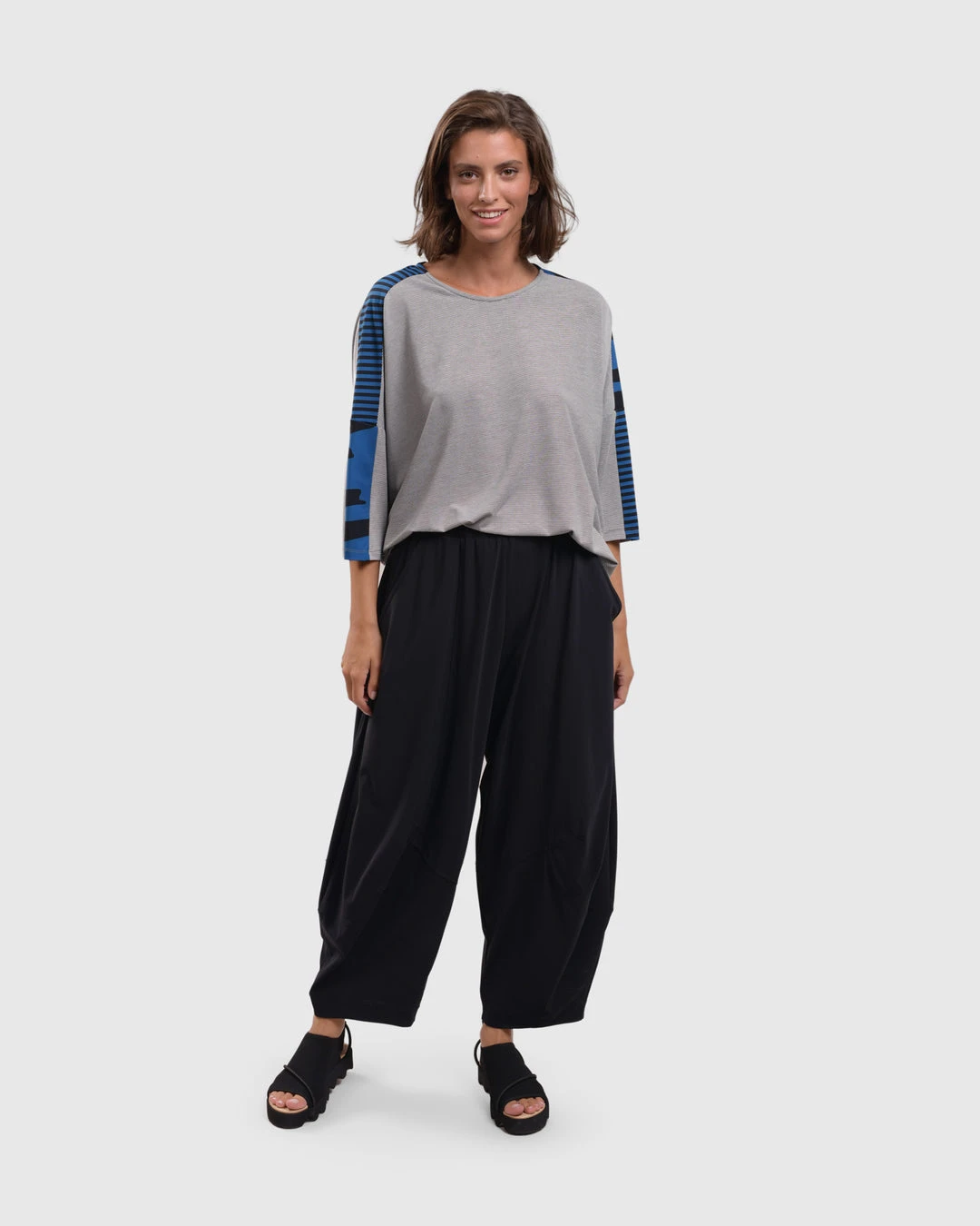 Alembika Alembika Tekbika Stripe Relaxed Top, Ocean 5 Alembika Alembika Tekbika Stripe Relaxed Top, Ocean