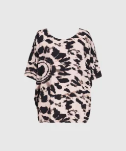 Alembika Alembika Tie Dye Print Relaxed Top, Tribal