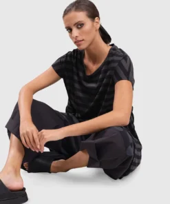 Alembika Alembika Urban Hi Lo Top, Stripes