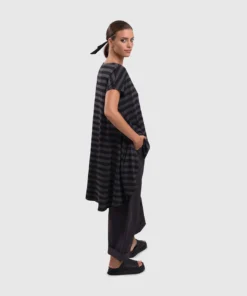 Alembika Alembika Urban Hi Lo Top, Stripes