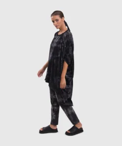 Alembika Urban Oversized Cocoon Drape Tunic, Smoke