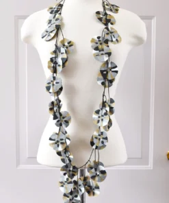 Ekeimenna By Annemieke Broenink Huge Recycled Pansy Necklace - Red 9 Ekeimenna By Annemieke Broenink Huge Recycled Pansy Necklace - Red