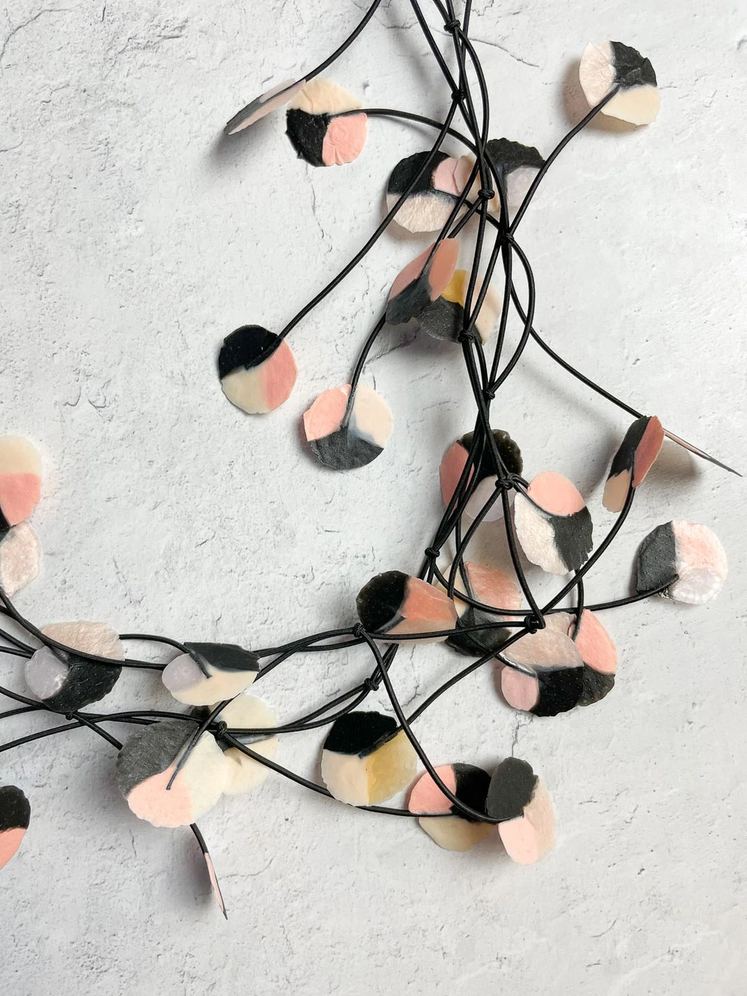 Ekei Menna Annemieke Broenink Recycled Wildflower Necklace, Blossom 5 Ekei Menna Annemieke Broenink Recycled Wildflower Necklace, Blossom