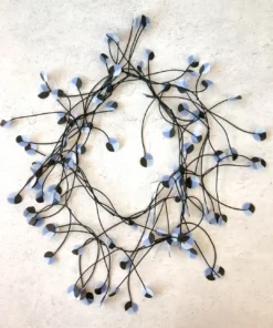 Ekeimenna By Annemieke Broenink Recycled Wildflower Necklace - Dusty Blue Annemieke Broenink