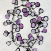 Annemieke Broenink Batik Poppy Necklace, Amethyst Ink Annemieke Broenink