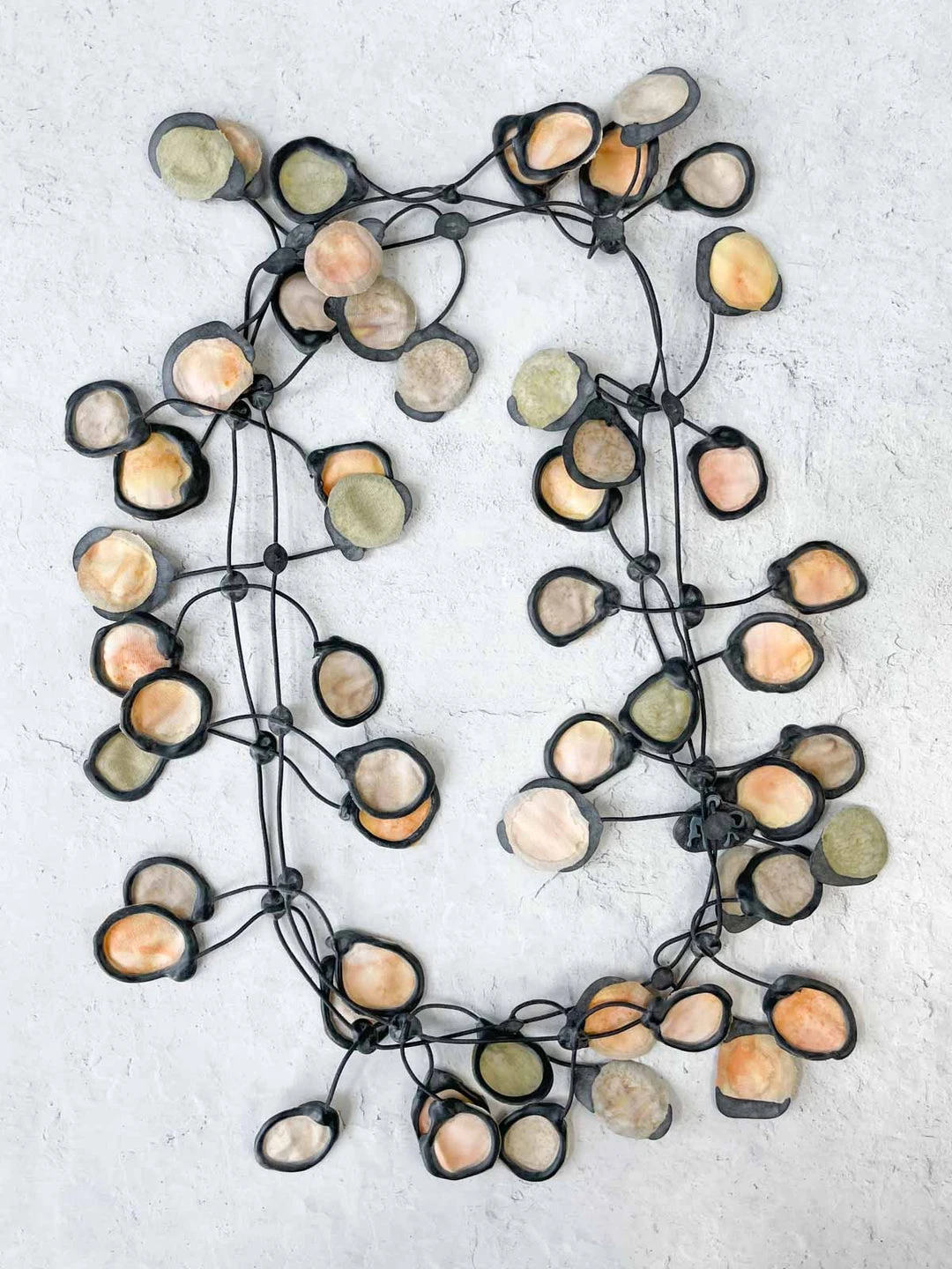 Annemieke Broenink Batik Poppy Necklace, Teddy Ink Annemieke Broenink 3 Annemieke Broenink Batik Poppy Necklace, Teddy Ink Annemieke Broenink