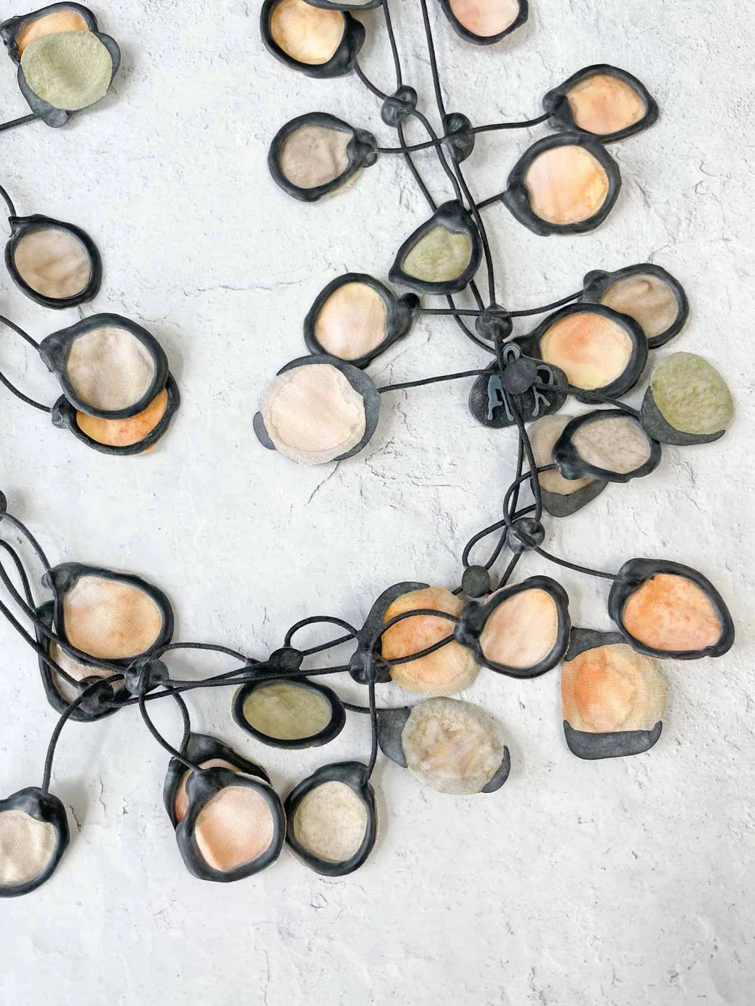 Annemieke Broenink Batik Poppy Necklace, Teddy Ink Annemieke Broenink 4 Annemieke Broenink Batik Poppy Necklace, Teddy Ink Annemieke Broenink