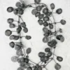 Annemieke Broenink Annemieke Broenink Glitter Poppy Rubber Necklace, Gunmetal