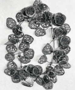 Annemieke Broenink Lace Poppy Necklace, Black Annemieke Broenink