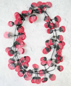 Annemieke Broenink Poppy Necklace, Bubble Gum