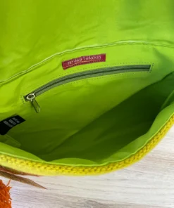 Beyond Threads Beyond Threads Buttercup Embroidered Wool Handbag, Multi