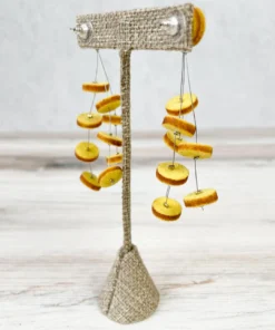 Beyond Threads Beyond Threads Confetti Earrings, Lemon