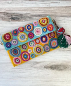 Beyond Threads Beyond Threads Cosmo Embroidered Wool Handbag, Multi