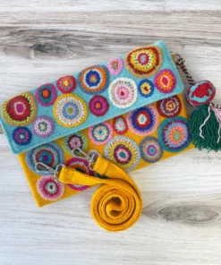 Beyond Threads Beyond Threads Cosmo Embroidered Wool Handbag, Multi