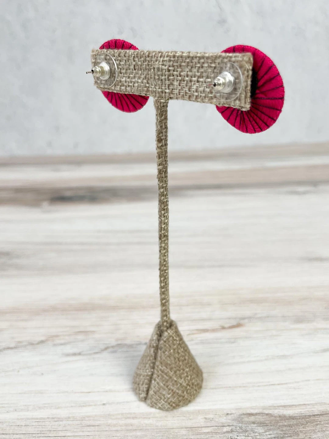 Beyond Threads Single Shiitake Earrings, Pink 6 Beyond Threads Single Shiitake Earrings, Pink