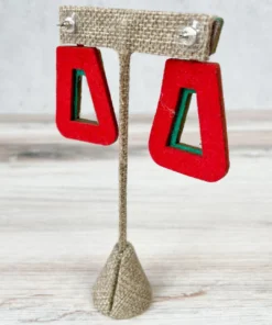 Beyond Threads Beyond Threads Trapezium Earrings, Teal 8 Beyond Threads Beyond Threads Trapezium Earrings, Teal