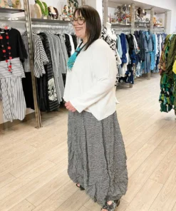 Bodil Full Skirt, Check