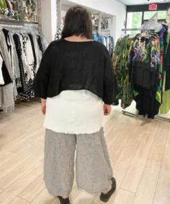 Bodil Bodil Gauze Crop Top, Black 9 Bodil Bodil Gauze Crop Top, Black