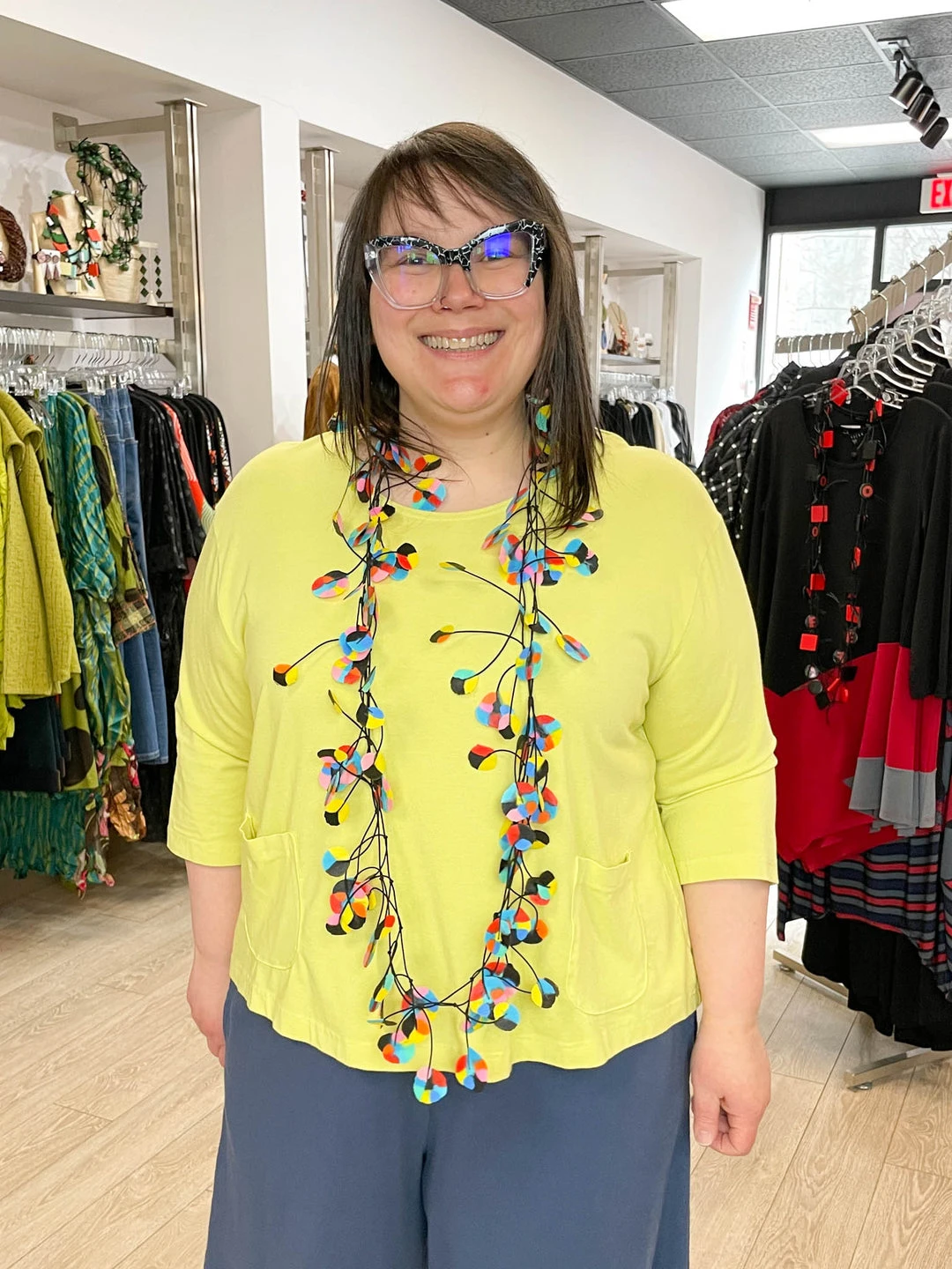 Bryn Walker Bryn Walker 3/4 Sleeve Boxy Shirt, Swallowtail 7 Bryn Walker Bryn Walker 3/4 Sleeve Boxy Shirt, Swallowtail