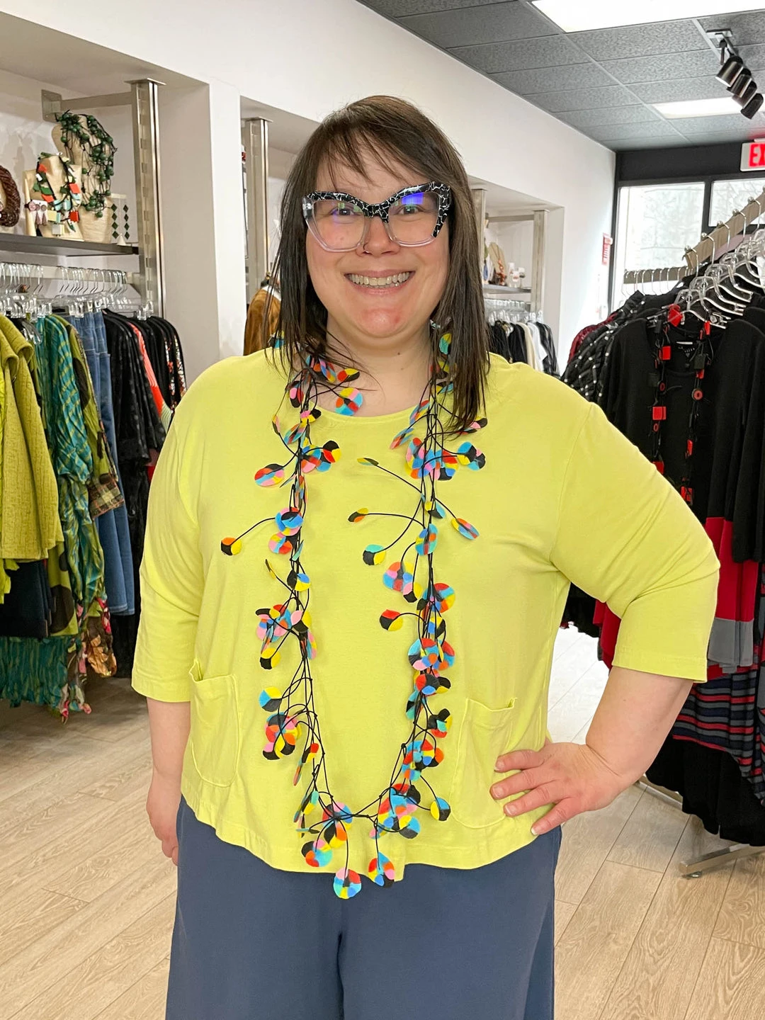 Bryn Walker Bryn Walker 3/4 Sleeve Boxy Shirt, Swallowtail 4 Bryn Walker Bryn Walker 3/4 Sleeve Boxy Shirt, Swallowtail