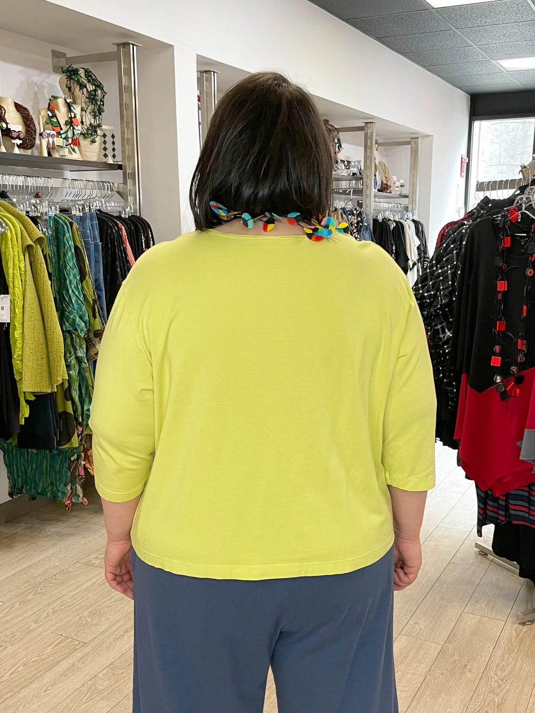 Bryn Walker Bryn Walker 3/4 Sleeve Boxy Shirt, Swallowtail 6 Bryn Walker Bryn Walker 3/4 Sleeve Boxy Shirt, Swallowtail