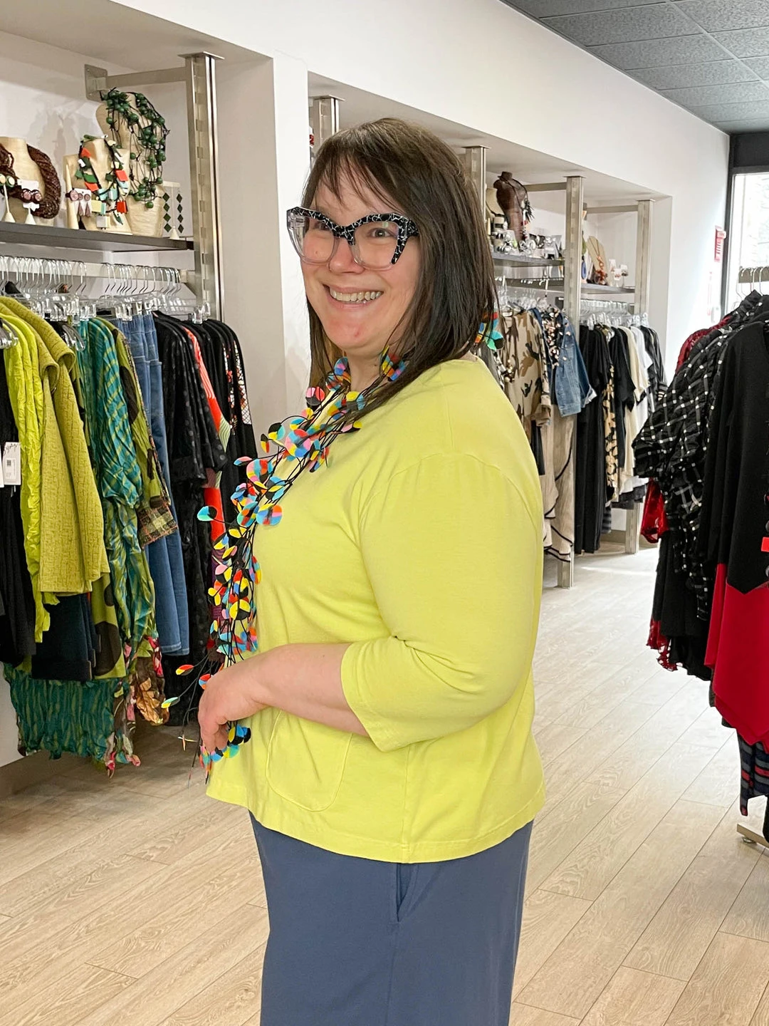 Bryn Walker Bryn Walker 3/4 Sleeve Boxy Shirt, Swallowtail 5 Bryn Walker Bryn Walker 3/4 Sleeve Boxy Shirt, Swallowtail