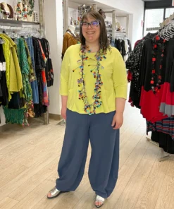 Bryn Walker Bryn Walker 3/4 Sleeve Boxy Shirt, Swallowtail 17 Bryn Walker Bryn Walker 3/4 Sleeve Boxy Shirt, Swallowtail