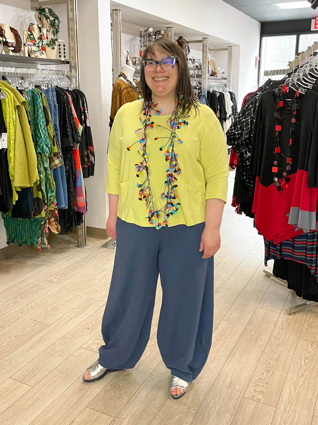 Bryn Walker Bryn Walker 3/4 Sleeve Boxy Shirt, Swallowtail 10 Bryn Walker Bryn Walker 3/4 Sleeve Boxy Shirt, Swallowtail