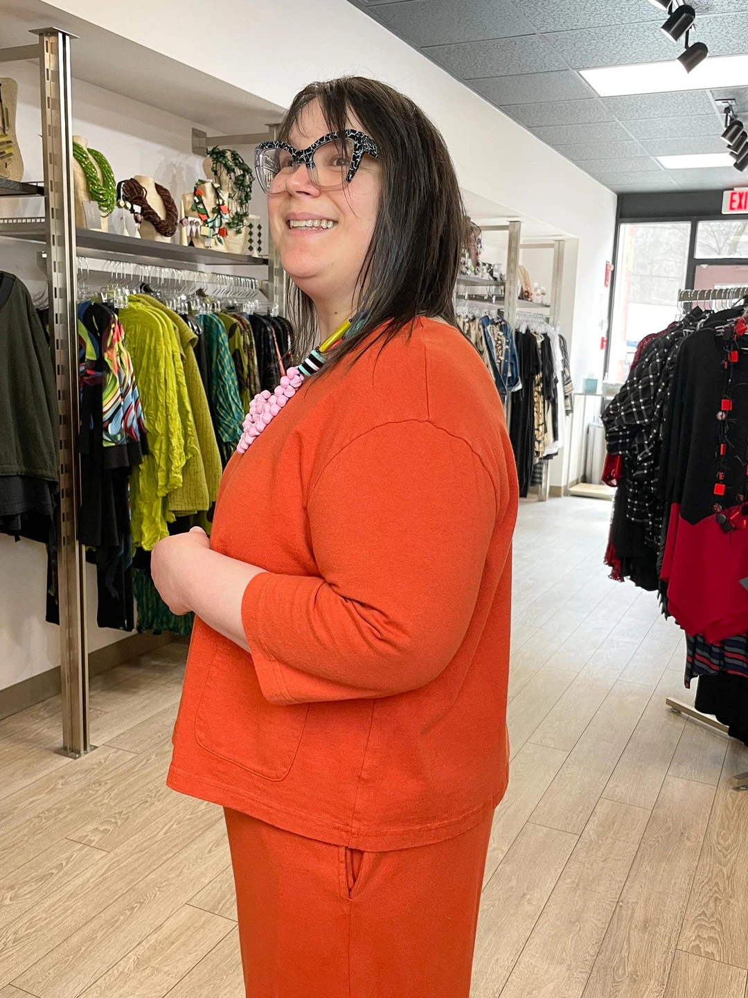 Pacificotton Bryn Walker 3/4 Sleeve Boxy Shirt, Quill 6 Pacificotton Bryn Walker 3/4 Sleeve Boxy Shirt, Quill