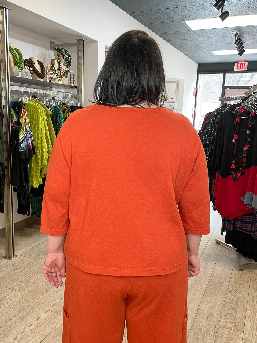 Pacificotton Bryn Walker 3/4 Sleeve Boxy Shirt, Quill 5 Pacificotton Bryn Walker 3/4 Sleeve Boxy Shirt, Quill