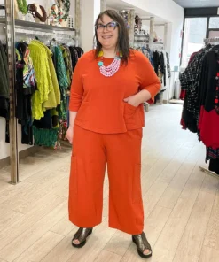 Pacificotton Bryn Walker 3/4 Sleeve Boxy Shirt, Quill 12 Pacificotton Bryn Walker 3/4 Sleeve Boxy Shirt, Quill