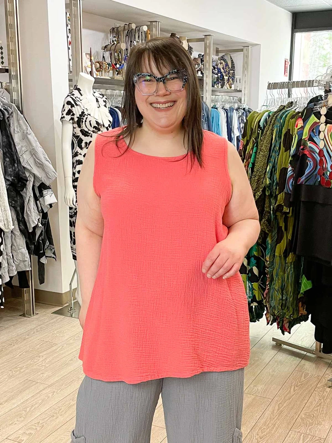 Bryn Walker Pira Tank, Freesia Gauze Bryn Walker 3 Bryn Walker Pira Tank, Freesia Gauze Bryn Walker