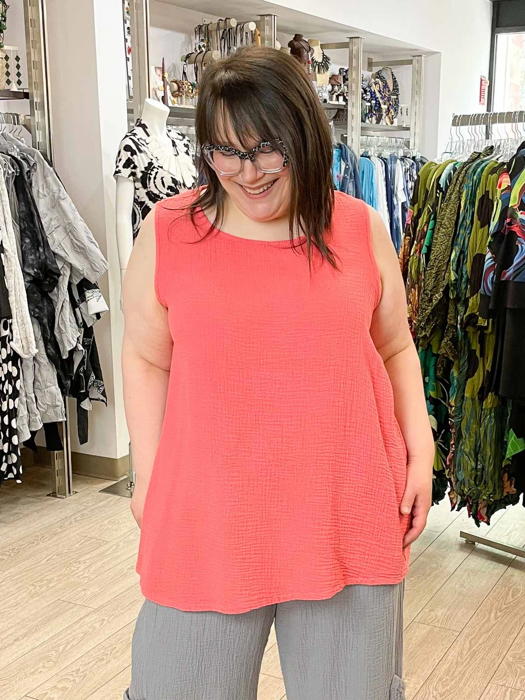 Bryn Walker Pira Tank, Freesia Gauze Bryn Walker 4 Bryn Walker Pira Tank, Freesia Gauze Bryn Walker